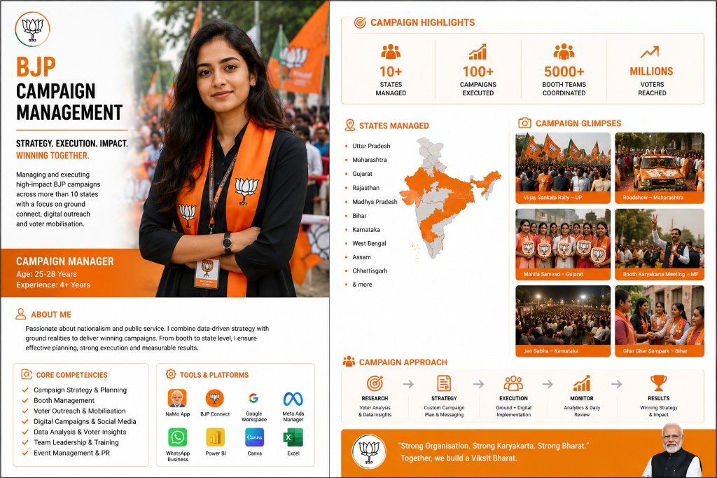 BJP Campaign Management - Kajal Sharma