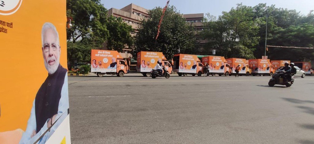 LED campaign vans fleet deployment