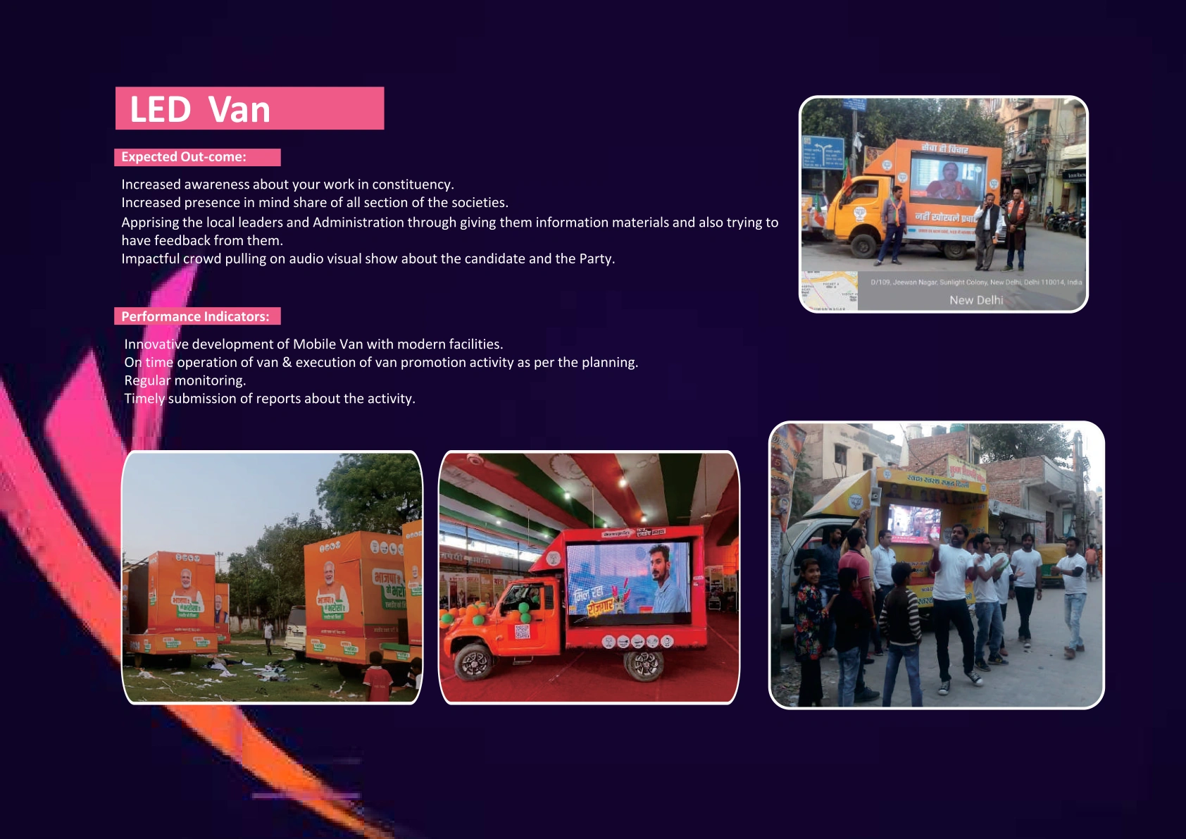 LED Van Background
