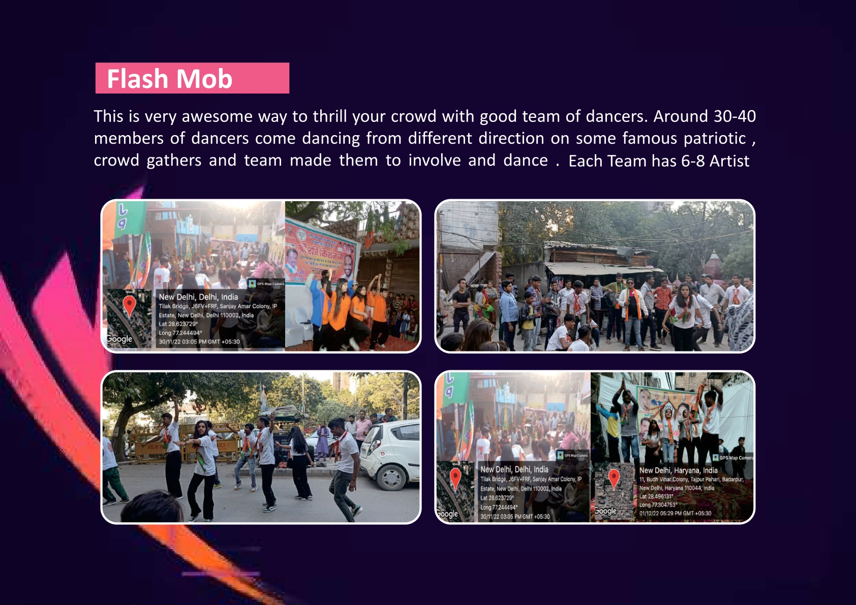 Flash Mob Background